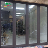 CỬA ĐI NHÔM XINGFA 4 CÁNH MỞ QUAY